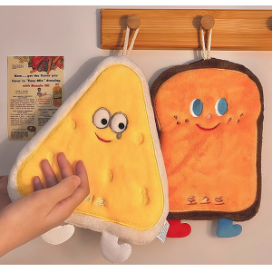 可爱擦手巾挂式吸水加厚